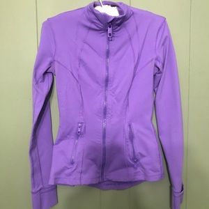 Purple workout jacket